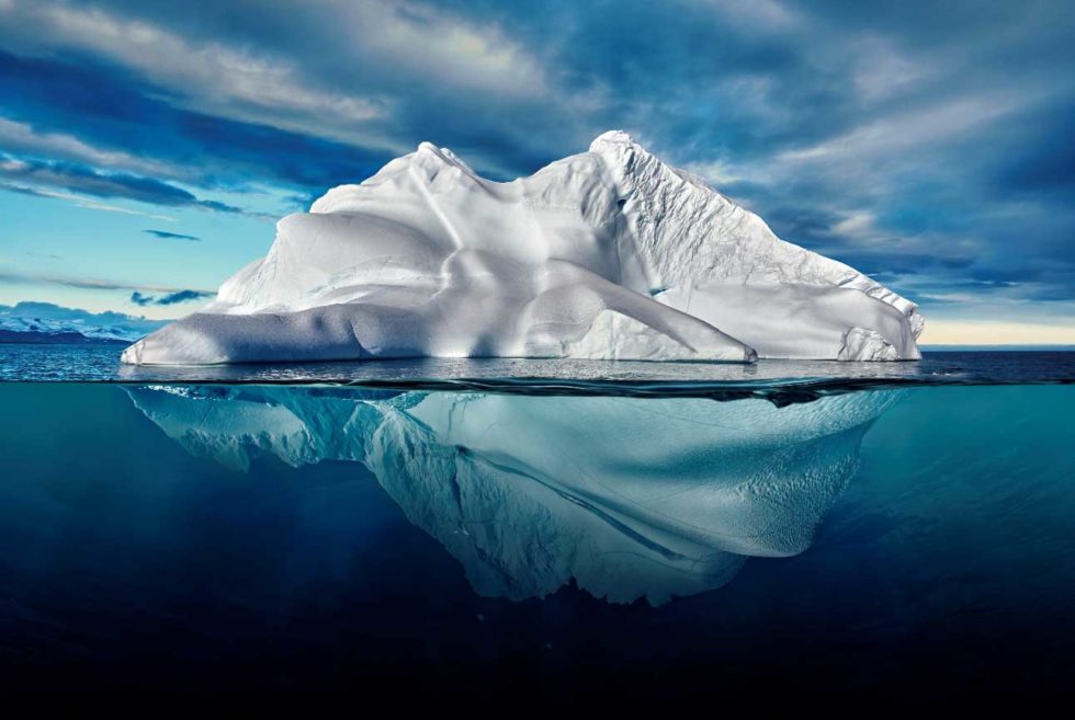 hidden depths iceberg picture